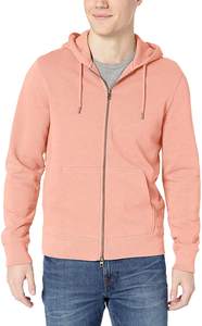 เสื้อฮู้ดซิปหน้าสำหรับผู้ชาย,แบบเต็มตัวไม่มีลาย - Product Image 2