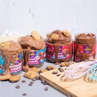 [Malaisie] Stock prêt + expédition rapide Halal vente chaude savoureux chocolats Premium Brownie biscuits 190g par pièce rond Malaisie