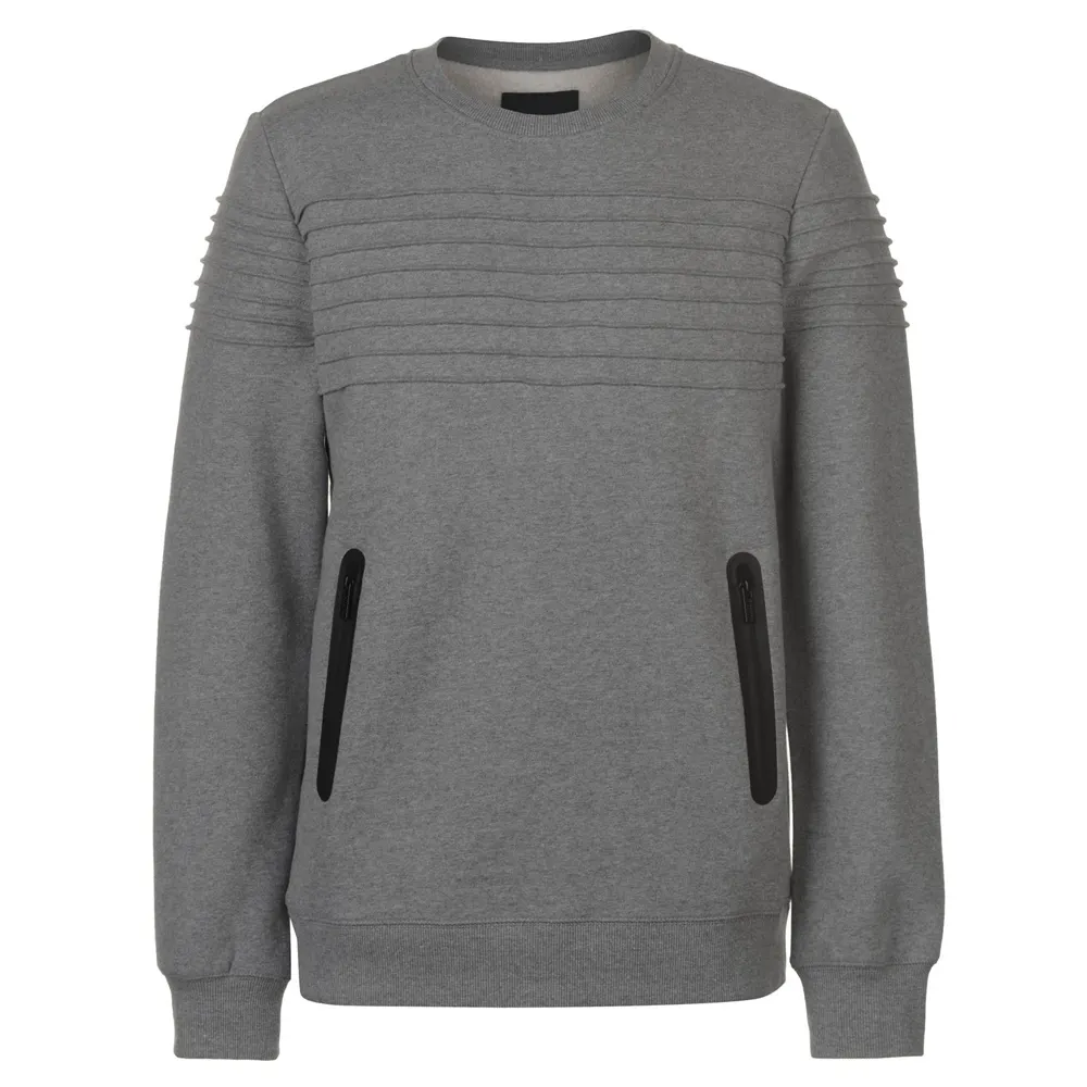 Wholesale High Quality Plain Blank Crew Neck Men Sweatshirt Custom clothing manufacturers men's sweatshirts