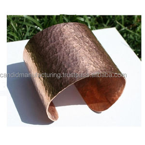 Manufacture Pure Natural Copper <b>Magnetic</b> Gold Plated Handmade Arthritis <b>Therapy</b> <b>Bracelet</b> Bangle - Product Image 5