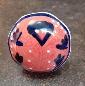 Poignées de tiroir de porte d'armoire en céramique multicolores, boutons modernes en laiton et zinc de 60g, pour commode de cuisine et entrepôt - Product Image 2