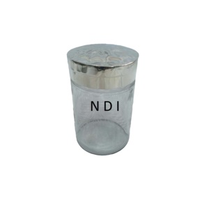 Tarro de cristal decorativo de forma personalizada de alta calidad Tarro de cristal de grado alimenticio decorativo - Product Image 1