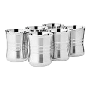 Verre en acier inoxydable Offre Spéciale, tasse de cuisine en métal à l'intérieur caractéristique fond d'acheteur Commercial matériau écologique origine inde - Product Image 3