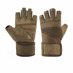 Wholesale Best High Quality Hot Selling Leather Fitness Weightlifting Gloves for Unisex 2023 - Product Image 4
