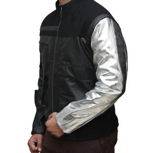 Veste de moto en cuir d'agneau, coupe Slim, Style motard, de qualité supérieure, nouvelle collection - Product Image 4