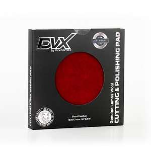 Tapis de découpe et de polissage en laine d'agneau Pure, 1 pièce, rouge, 160x15mm - Product Image 1