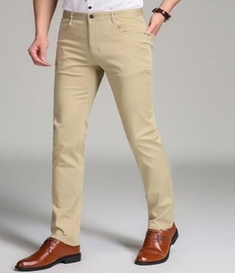 Pantalon habillé pour hommes, personnalisation, nouveau Design, vente en gros - Product Image 5