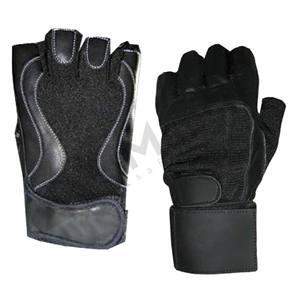 Guantes de cuero unisex personalizados para levantamiento de pesas, venta al por mayor, logotipo personalizado, protección física, aplicación de entrenamiento - Product Image 6