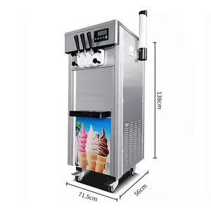 ice cream machine Commercial soft serve machine for make ice cream with pre-cooling system