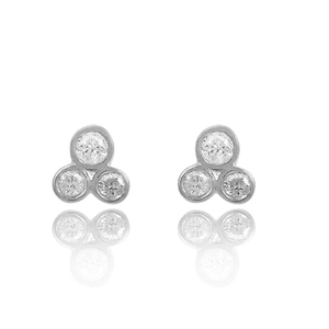 Boucles d'oreilles plaquées or design de luxe boucle d'oreille en pierre de zircon en argent sterling 925 pour les femmes bijoux cadeaux - Product Image 2