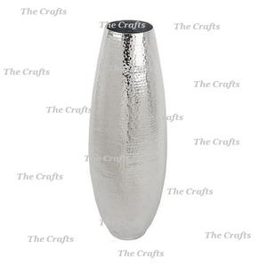 Vase à fleurs en aluminium argenté en vrac, qualité supérieure, vase à fleurs artificielles pour la décoration de mariage - Product Image 2