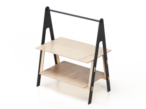 Espositore da tavolo personalizzabile con etichetta privata 125x148 tavolo da esposizione in legno per negozio di fiori - Product Image 2