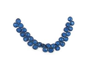 Perles de pierre précieuse Iolite faites à la main, forme cœur 10x10mm, taille facetée, cadeau tendance pour elle, brins de perles fantaisie - Product Image 5