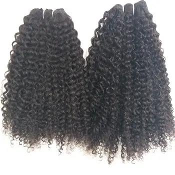 Extensions de cheveux malaisiens crépus bouclés Remy pour femmes noires tissage de cheveux humains cheveux bouclés trame humaine bouclée profonde