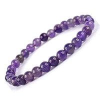 Bracelet de chakra en agate Aameena, perles polies en pierres précieuses naturelles, équilibre énergétique, perles de 8 mm en pierre de lave, 7 chakras, pour le bien-être professionnel