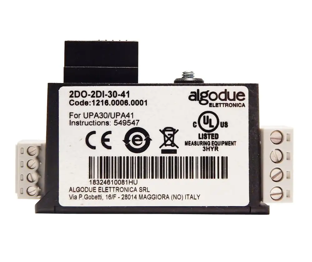 Módulo de entrada y 2 salidas digitales UL para medidor de potencia, módulo de comunicación UPA30/41, 2 uds.