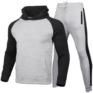 OEM Survêtement de haute qualité Vente en gros Survêtement ajusté Costume de sport 2 pièces personnalisé Sport Jogging Costumes de sport pour hommes Survêtement pour hommes - Product Image 4