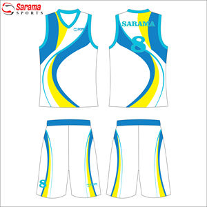 Nouveau Style Sublimation Impression Logo Respirant Basketball Uniforme Entièrement Imprimé Nouvelle Équipe Vierge Basketball, - Product Image 2