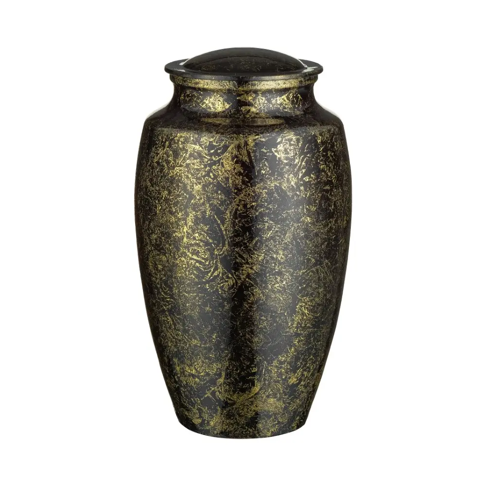 Urna de cremación lacada con pintura artesanal de gran calidad, el mejor precio, hecha de Vietnam, para cenizas de adultos