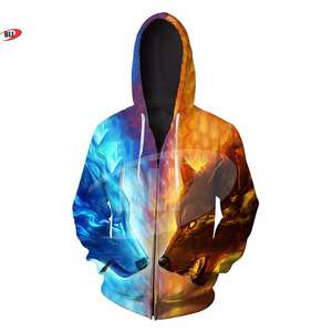 Sweat à capuche à sublimation pour hommes, vêtements de sport d'hiver, sweats à capuche 100% tissu en polyester avec logo personnalisé pour hommes et femmes - Product Image 2