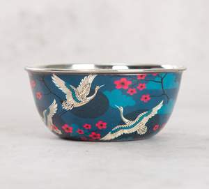 Tazón de acero inoxidable de alta calidad para servir comida, cuenco para sopa, utensilios de cocina y mesa de cena con estampado para hotel y uso doméstico - Product Image 6