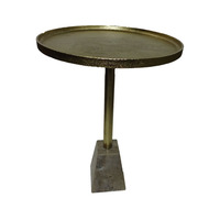 Table d'angle de canapé en métal, Design Simple moderne, de couleur bleu ciel