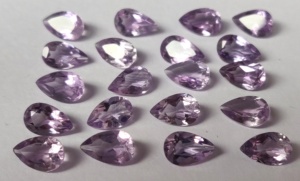 Amatista Rosa Natural, corte de pera de 3x5mm a 7x10mm, amatista Rosa suelta - Product Image 4