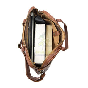 Sac de rangement en cuir pour femmes, sac de cosmétiques de haute qualité, pour ordinateur portable - Product Image 4