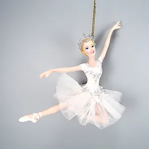 Christmas/New Year Decoration Polyresin Ballerina Ornament