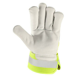 High Visible Designed Leather <b>Driver</b> <b>Gloves</b> Work Comfortable in Hand Protection Safety Competitive Factory Price <b>Gloves</b> - Product Image 2