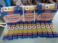 Pâtes sèches spaghetti 500g, marque Daibah, blé de Sarrasin égyptien, emballage boîte/sac, certifié ISO 9001, temps de cuisson 6-9 min, durée de conservation 18 mois