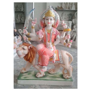 Marbre divin Durga déesse idole - Product Image 1