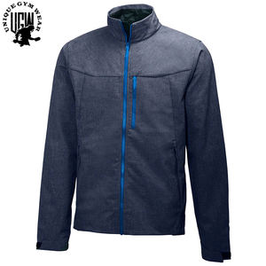 <b>Men's</b> Casual Soft Shell Slim Fit Winter <b>Jacket</b> Stand Collar Front Logo Waterproof Windproof Breathable Part Pakistan <b>Jackets</b> - Product Image 3