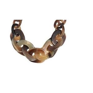 Pendentif et collier en corne de vache tendance, taille personnalisée pour filles, collier en corne, pendentif en corne fait à la main au meilleur prix - Product Image 1