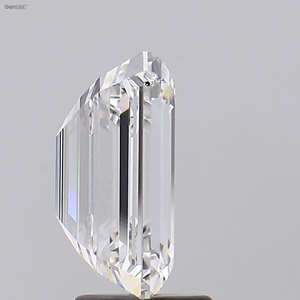 E Color-diamante Labgrown pulido VS2, tamaño 4.03Ct, Esmeralda en forma de HPHT-CVD, joyería de Diamante Suelto - Product Image 4