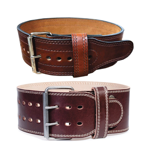 High Quality Heavy Duty Leather Waist Support <b>Belt</b> Gym Fitness Gear for Men and <b>Women</b> Weight Lifting - Product Image 3