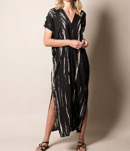 Vestido de diseñador para mujer, caftán de verano con tinte anudado, 2022 - Product Image 3