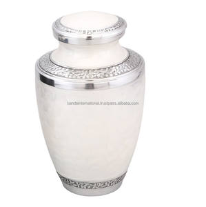 Crème de cérémonie dentaire en Aluminium, avec peinture en émail blanc, pour cendré, vente en gros - Product Image 1