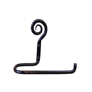 Porte-rouleau de papier toilette au design moderne en fonte de couleur marron, à prix abordables - Product Image 4