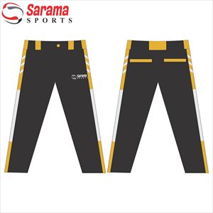 Pantalon de baseball confortable pour femmes avec design personnalisé, design et couleurs personnalisés, - Product Image 1