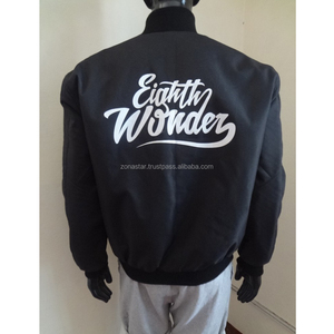 แจ็กเก็ตเบสบอลบอมเบอร์ทีมเบสบอลปักอักษรสำหรับผู้ชายสไตล์แคชชวลแฟชั่นฤดูหนาวไซส์ใหญ่พิเศษ - Product Image 3