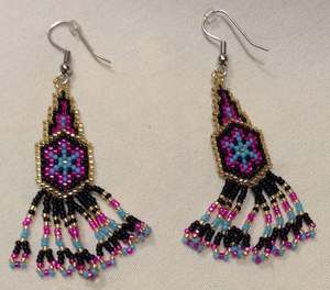 pendientes de cuentas Creaciones hechas a mano - Product Image 1