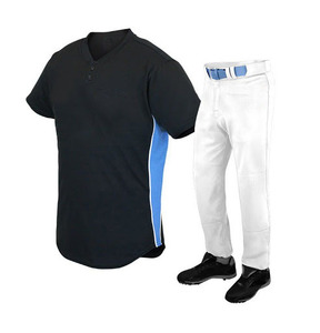 Quality Match Team <b>Baseball</b> Uniform Set Botton <b>baseball</b> shirt 2021 - Product Image 5