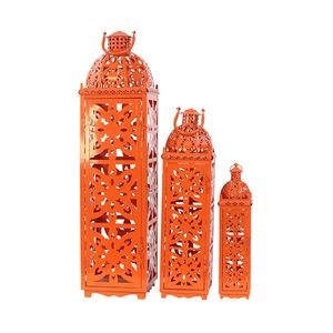 Handmade <b>Moroccan</b> Wedding <b>Lantern</b> with Iron & Glass for Christmas Decorations and Festivals Customizable Sizes - Product Image 2