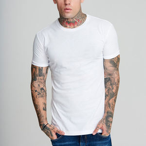 T-shirt de sport pour homme, nouvelle conception, taille plus, respirant, jersey, coupe ajustée, couleur et logo personnalisés - Product Image 4