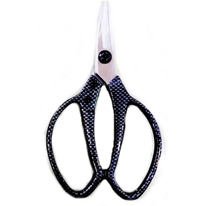 Tijeras multiusos de derivación de estilo de carbono DIY con patrón de transferencia de agua mango de agarre suave antideslizante - Product Image 1