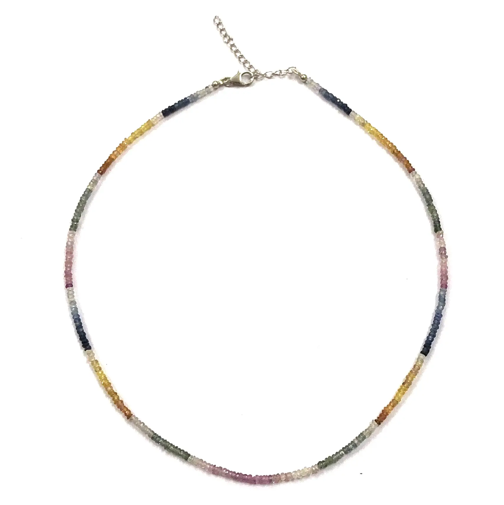 Edelsteine mit mehrfacher Saphir-Werte Perlen-Halsketten Schmuck Großhandelspreis trendig Party-Bekleidung Design kaufen Sie jetzt Online-Shop