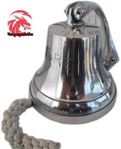 Campana de Ancla de Latón Hecha a Mano con Cuerda, Decoración Náutica Marítima para Pared, Decoración de Playa ~ Artículos de Regalo - Product Image 1