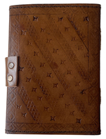 Journal relié en cuir véritable gaufré Dragon Game Of Thrones avec fermoir vintage Carnet de notes vierge Livre de l'ombre Journal