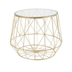 โต๊ะข้างโซฟาเฟอร์นิเจอร์หรูหรา ขนาดมาตรฐาน ชุบเงินเงา โต๊ะกาแฟโลหะตกแต่งสำหรับใช้ในบ้าน - Product Image 2